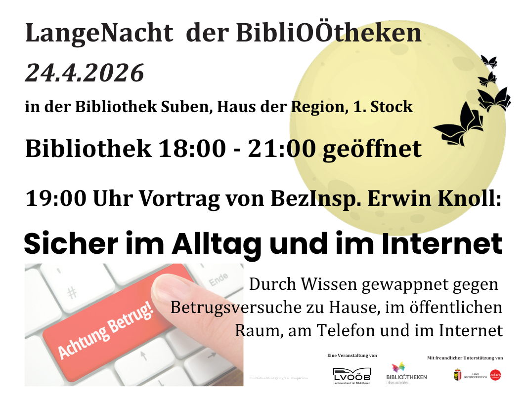 Plakat Lange Nacht der Bibliotheken 2026